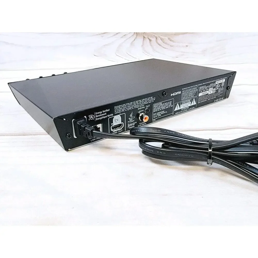 Sony BDP-S1100 1080p Blu-ray DVD Player NO Remote Control Tested Works